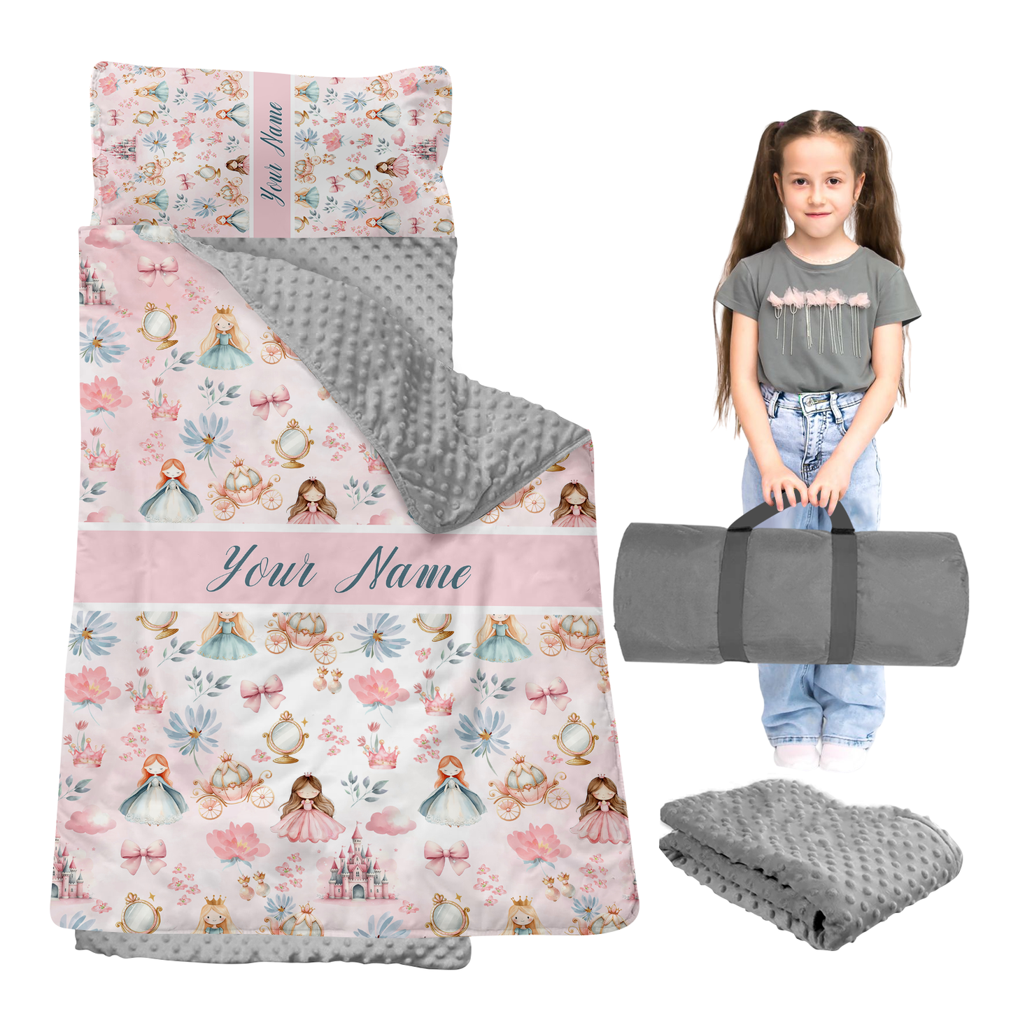 Personalized Nap Mat Princess Edition