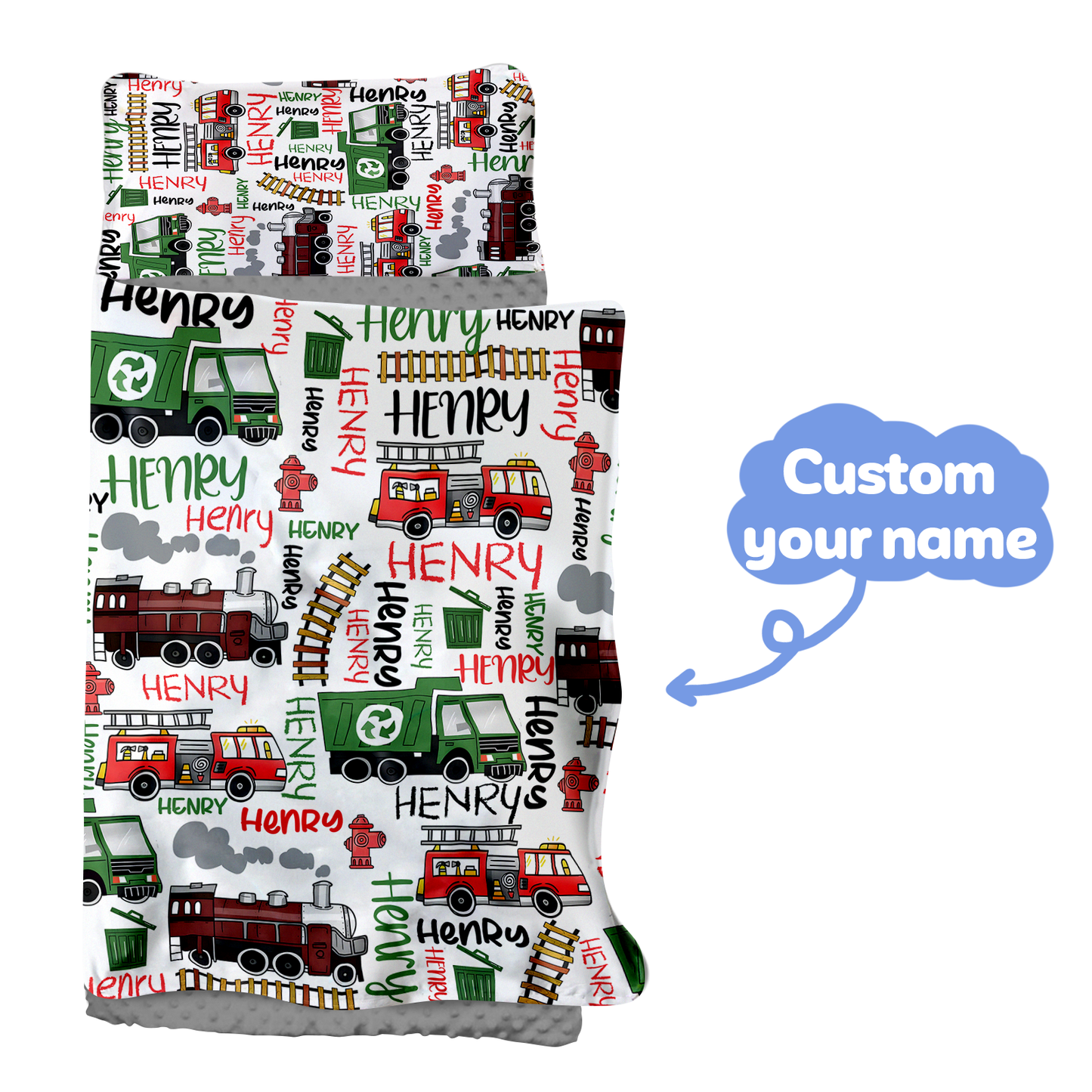 Personalized Nap Mat Transportation 08 Edition