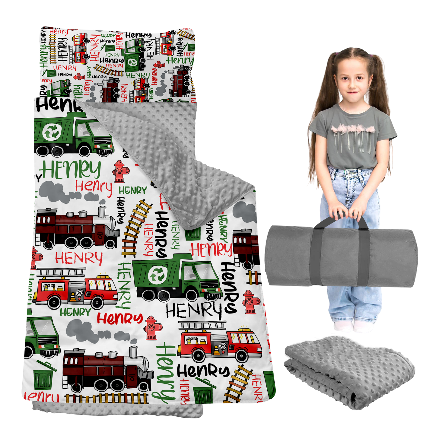Personalized Nap Mat Transportation 08 Edition