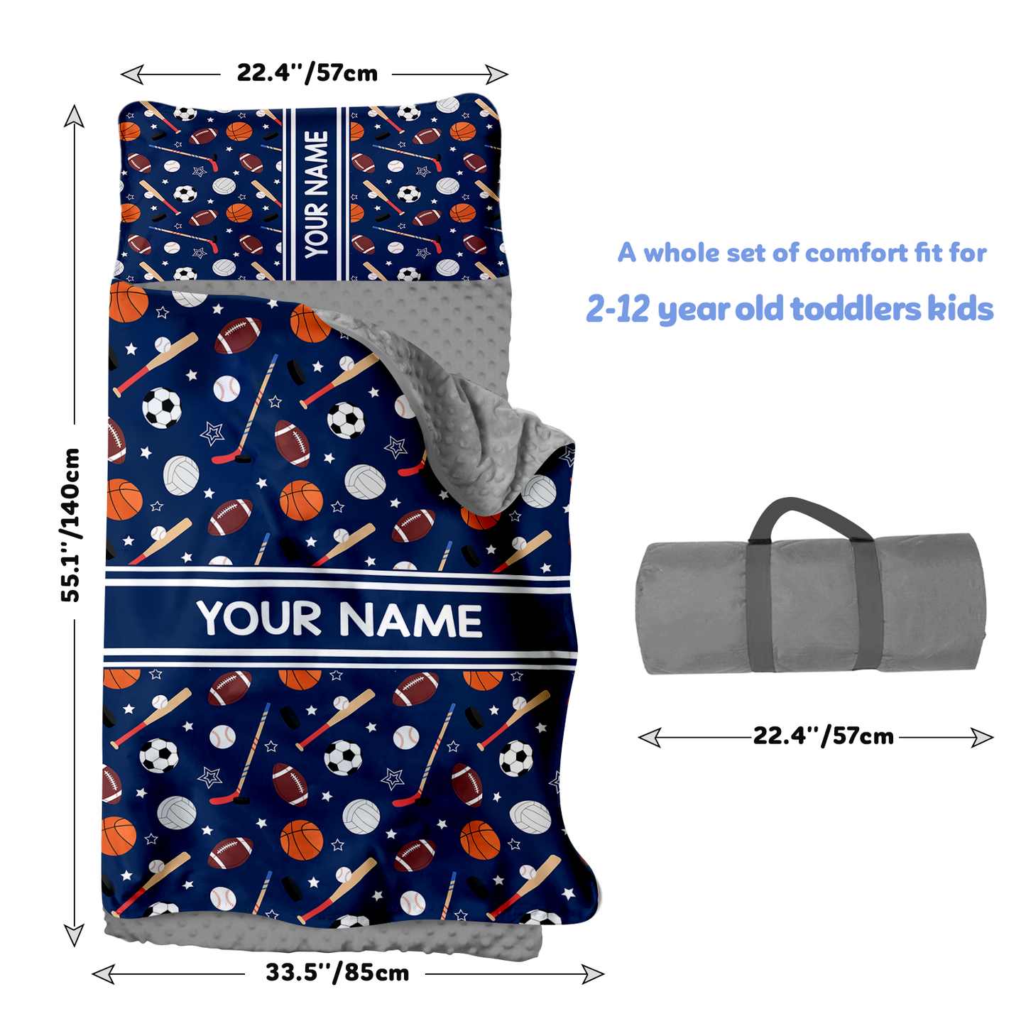 Personalized Nap Mat Sport Edition