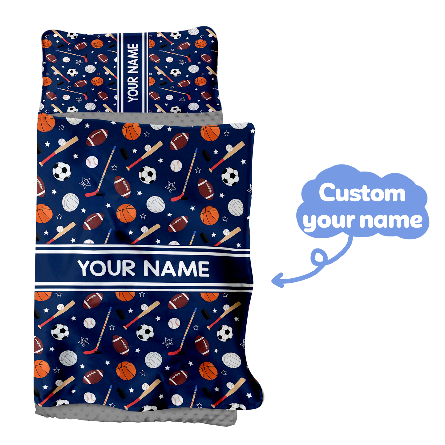 Personalized Nap Mat Sport Edition
