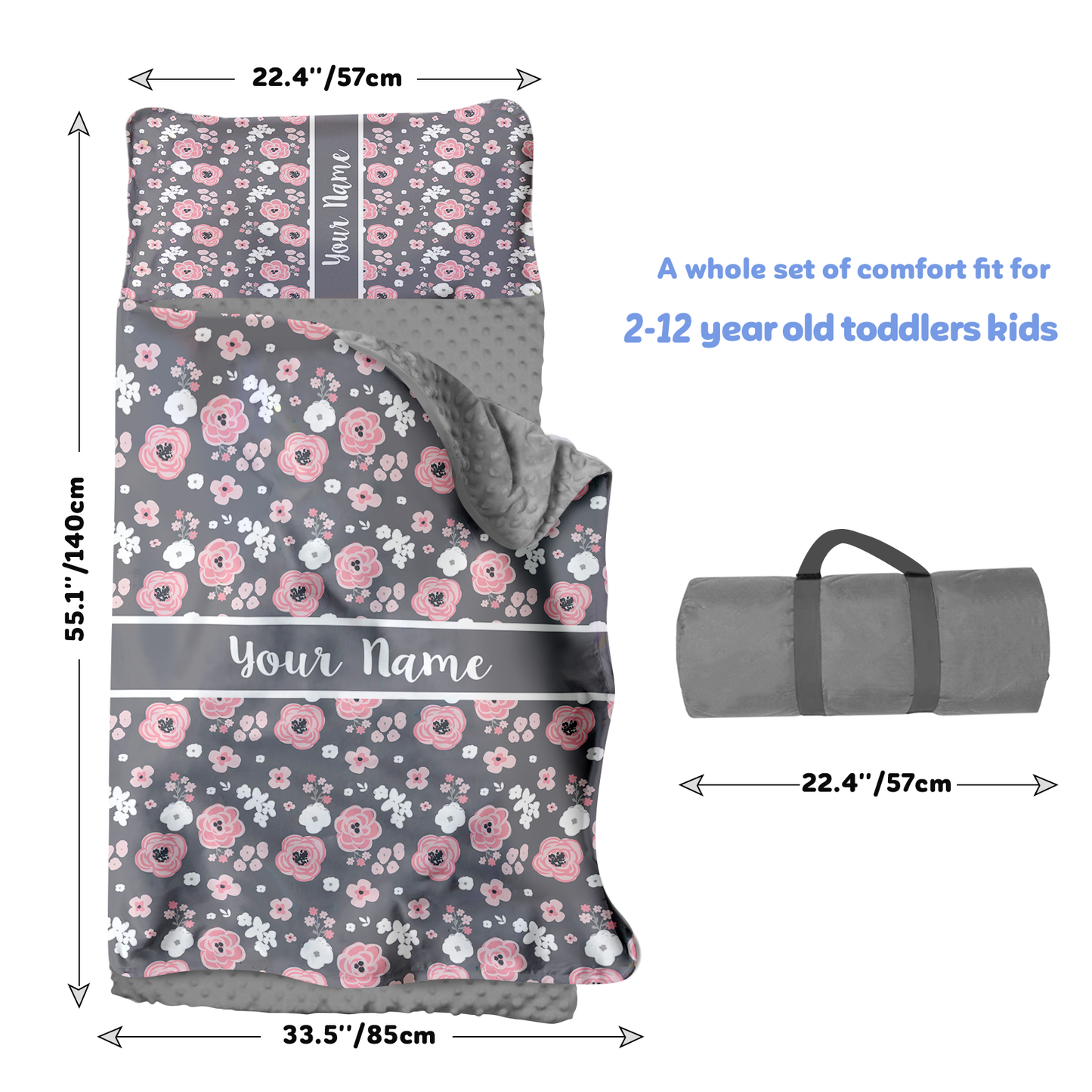 Personalized Nap Mat Floral Edition