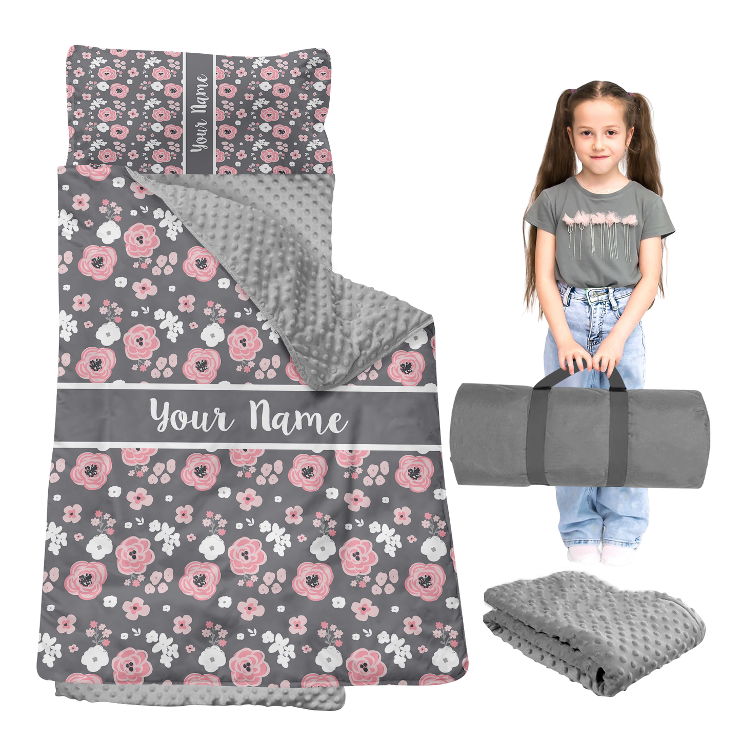 Personalized Nap Mat Floral Edition