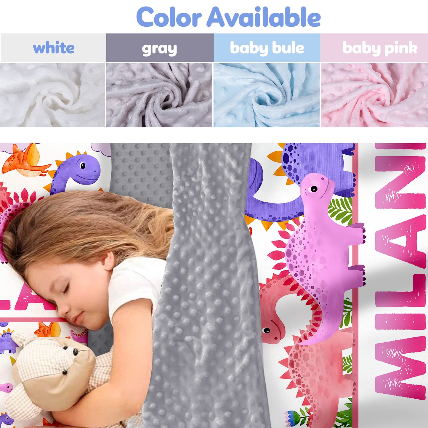 Personalized Nap Mat Dinosaur 07 Edition