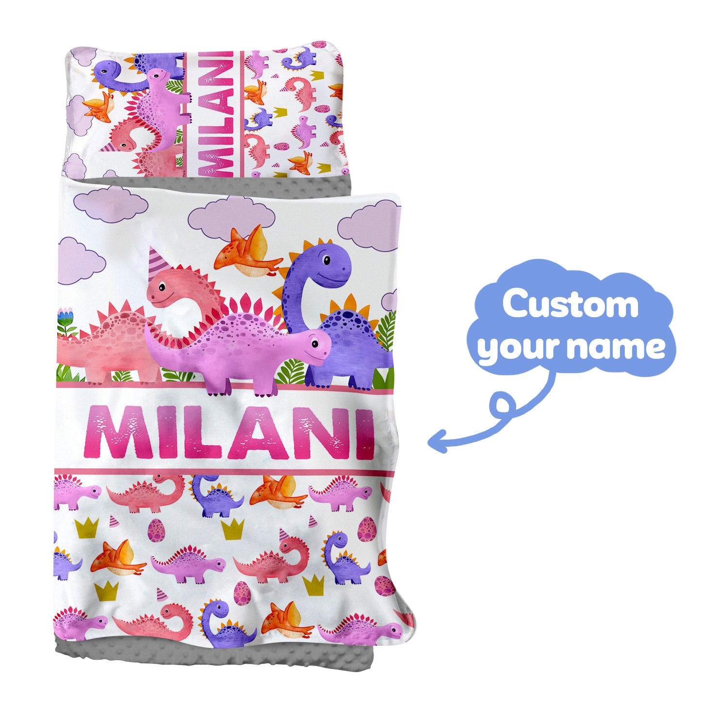 Personalized Nap Mat Dinosaur 07 Edition