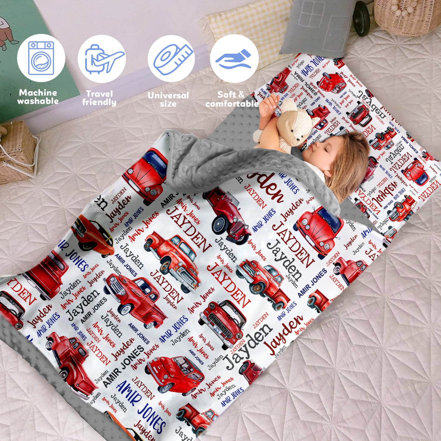 Personalized Nap Mat Transportation 06 Edition
