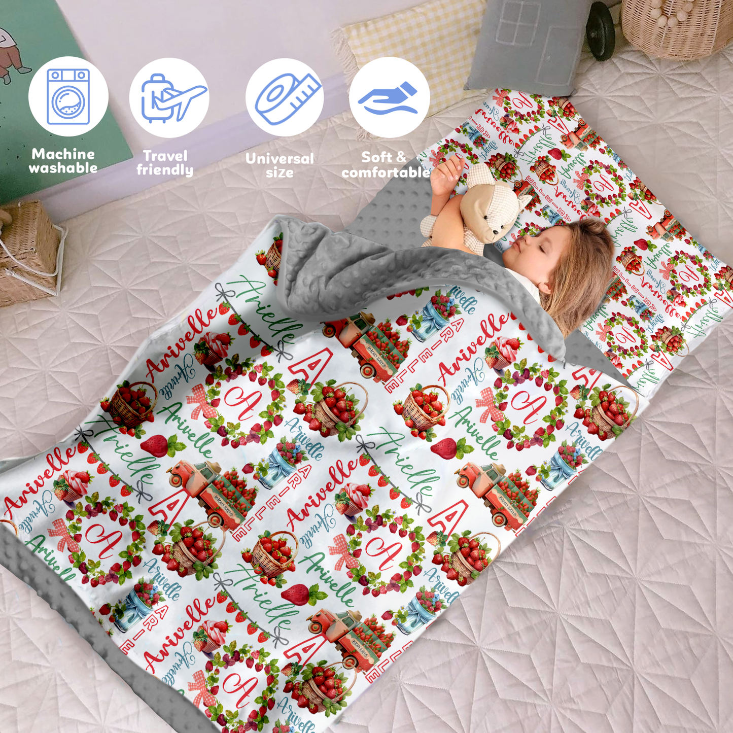 Personalized Nap Mat Monogrammed 06 Edition