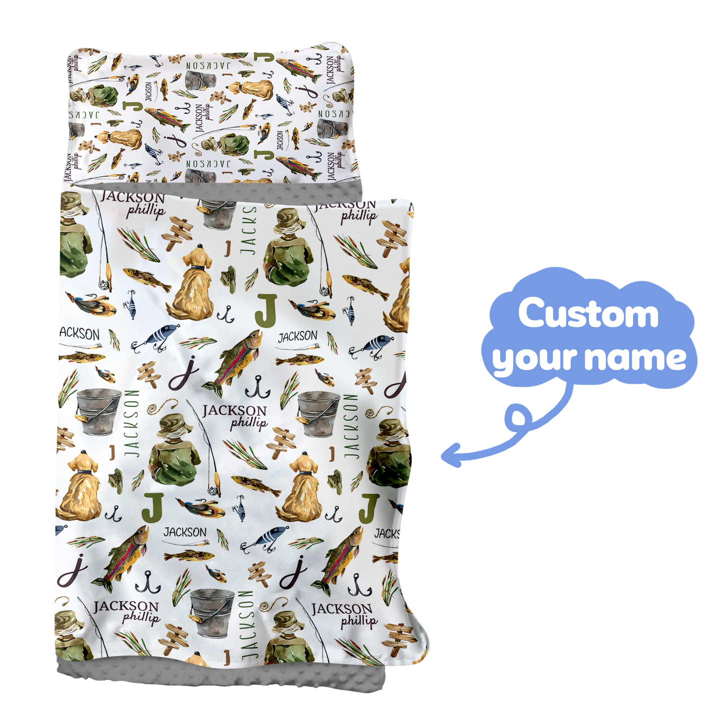 Personalized Nap Mat Monogrammed 03 Edition