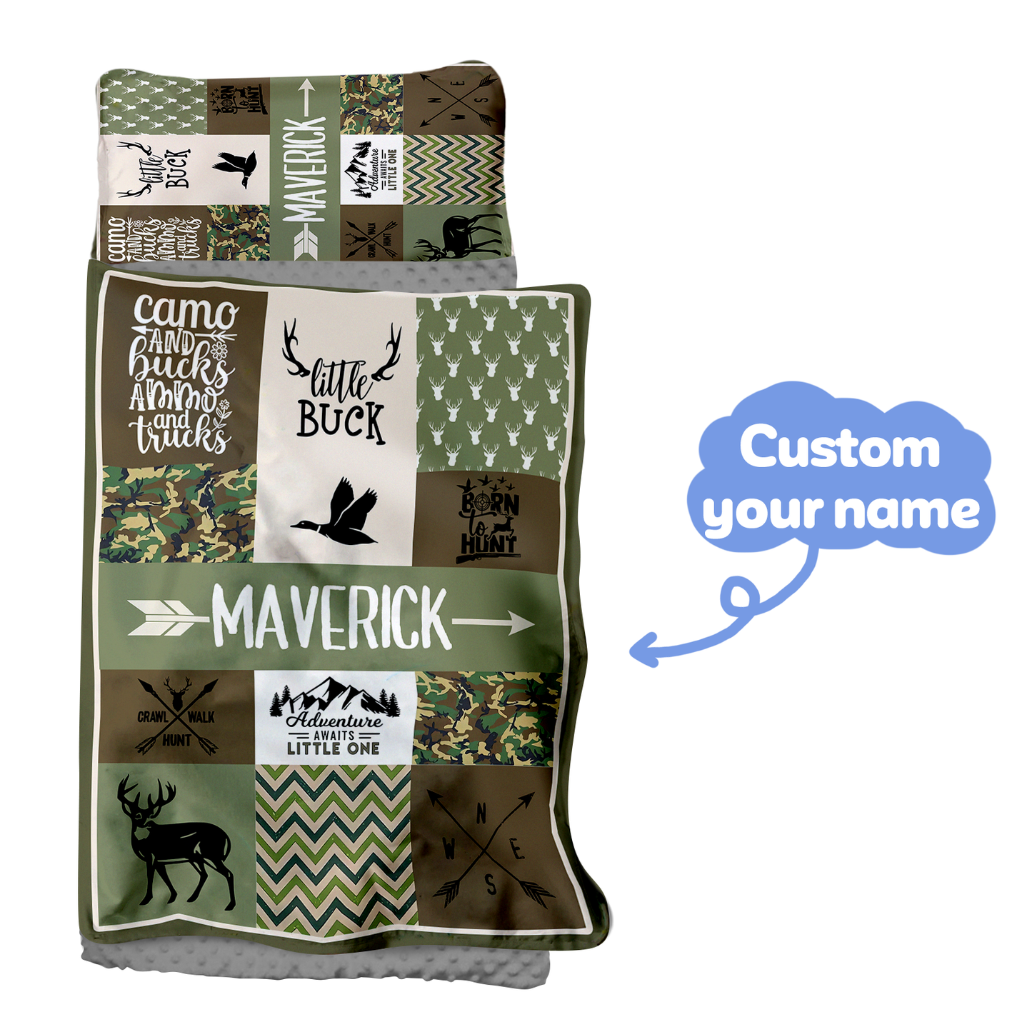 Personalized Nap Mat Woodland Animals Edition