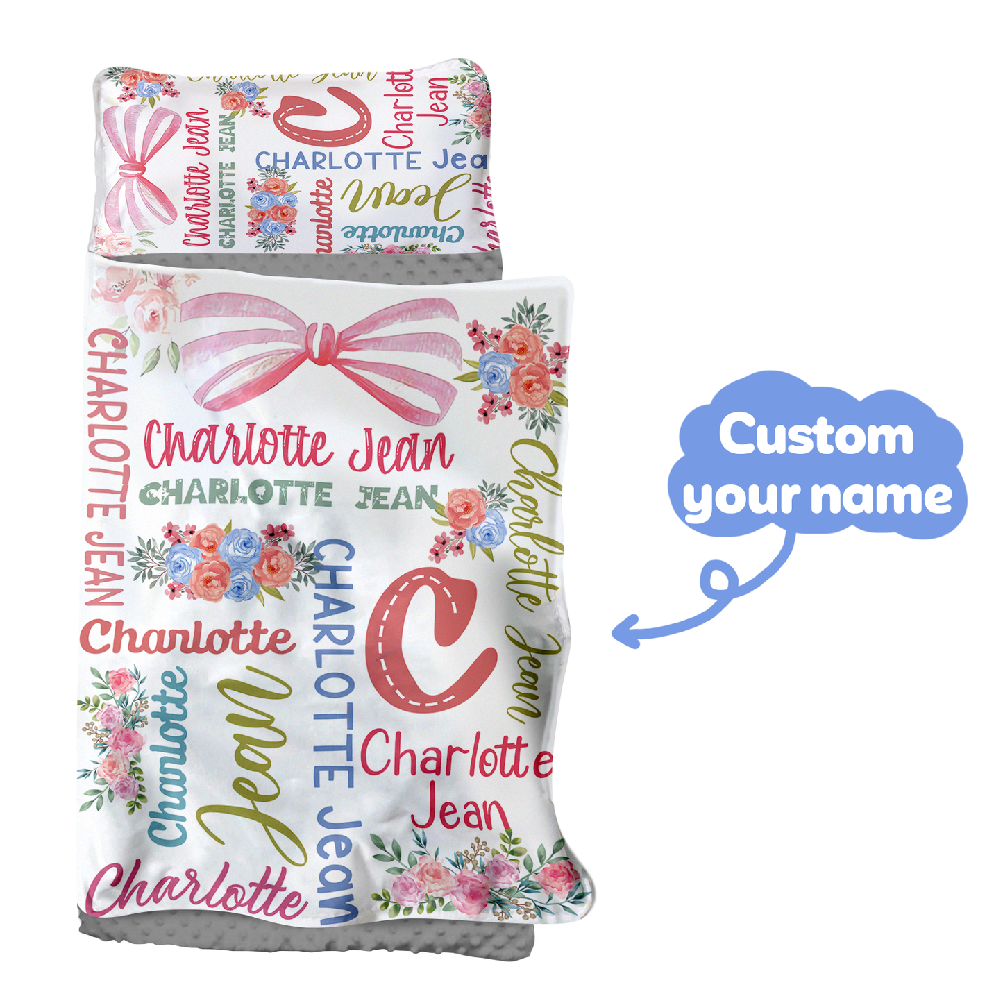 Personalized Nap Mat Monogrammed 04 Edition