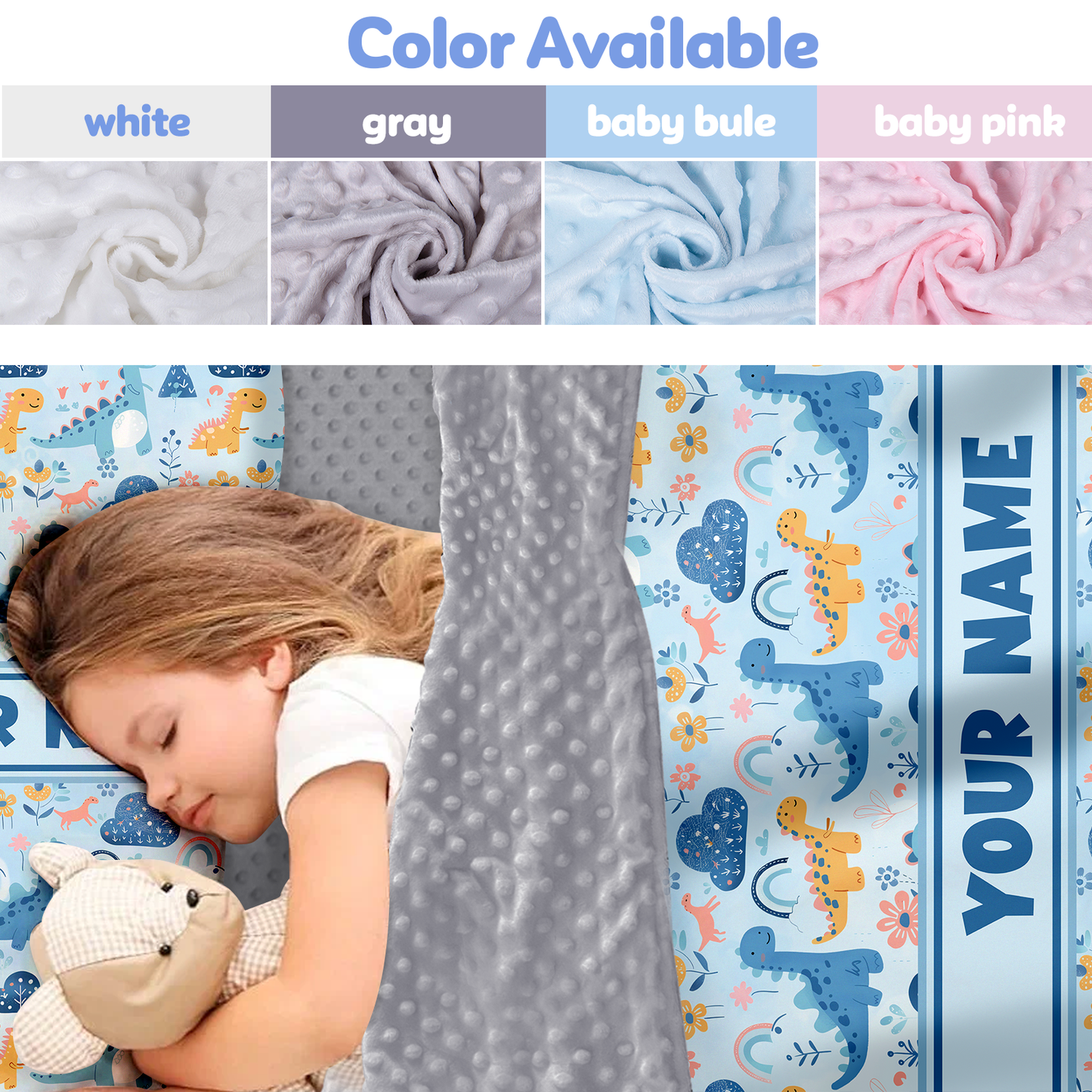 Personalized Nap Mat Dinosaur 09 Edition