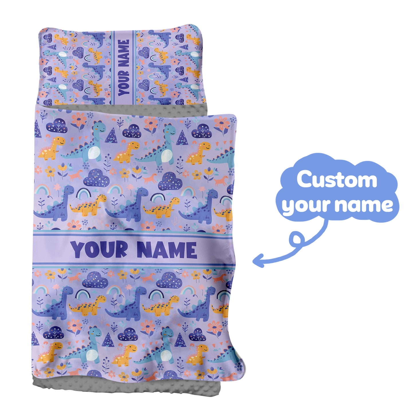 Personalized Nap Mat Dinosaur 10 Edition