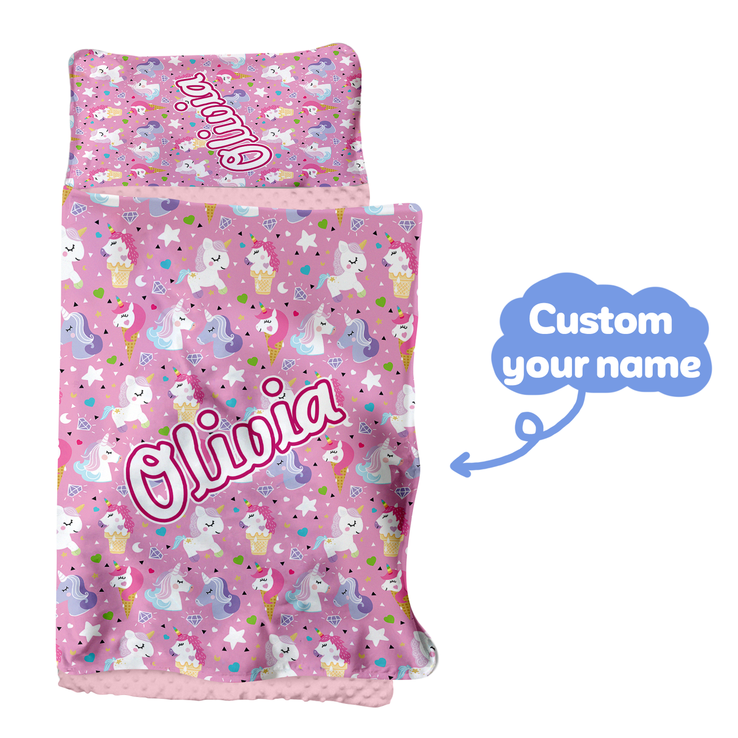 Personalized Nap Mat Unicorn 03 Edition