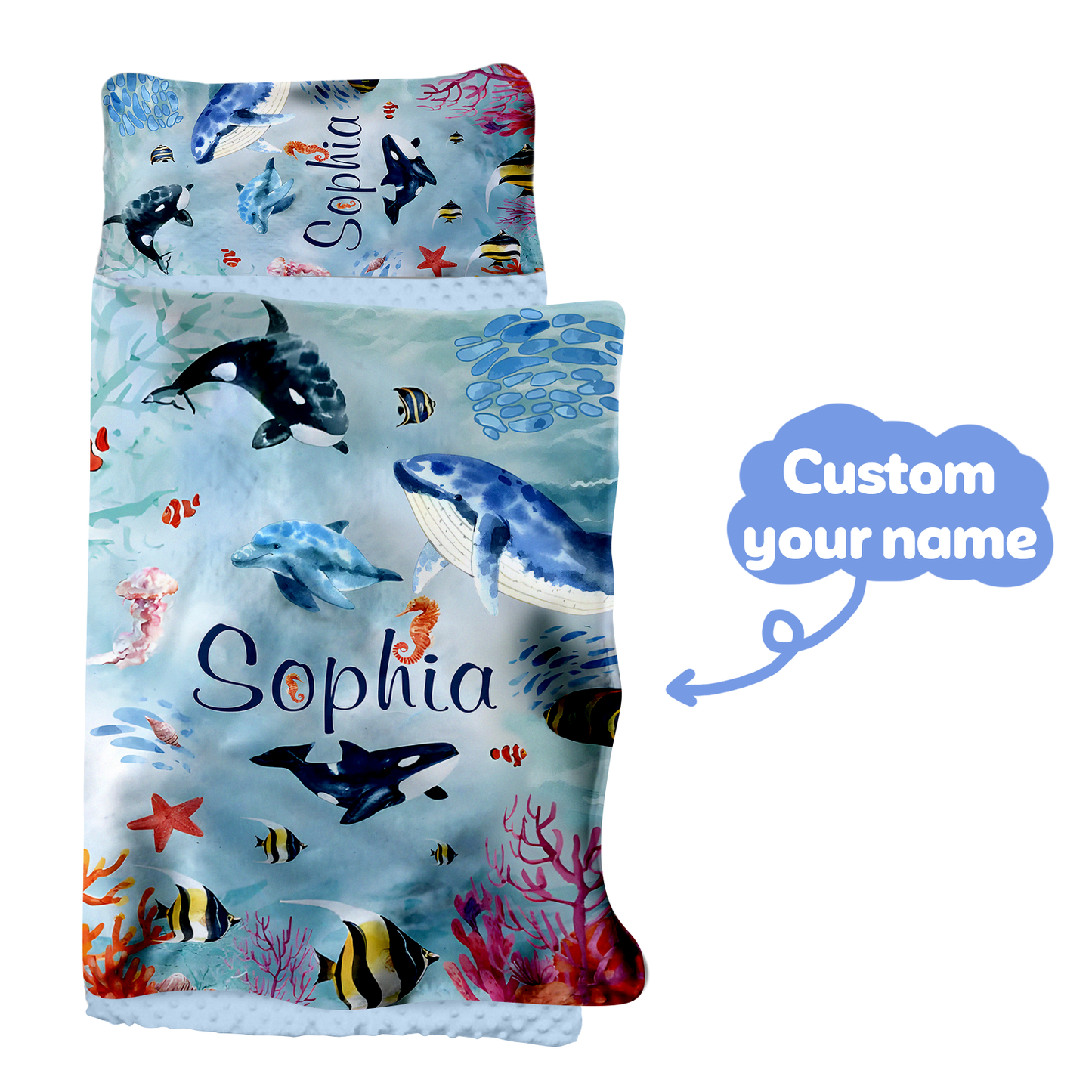 Personalized Nap Mat Ocean 03 Edition