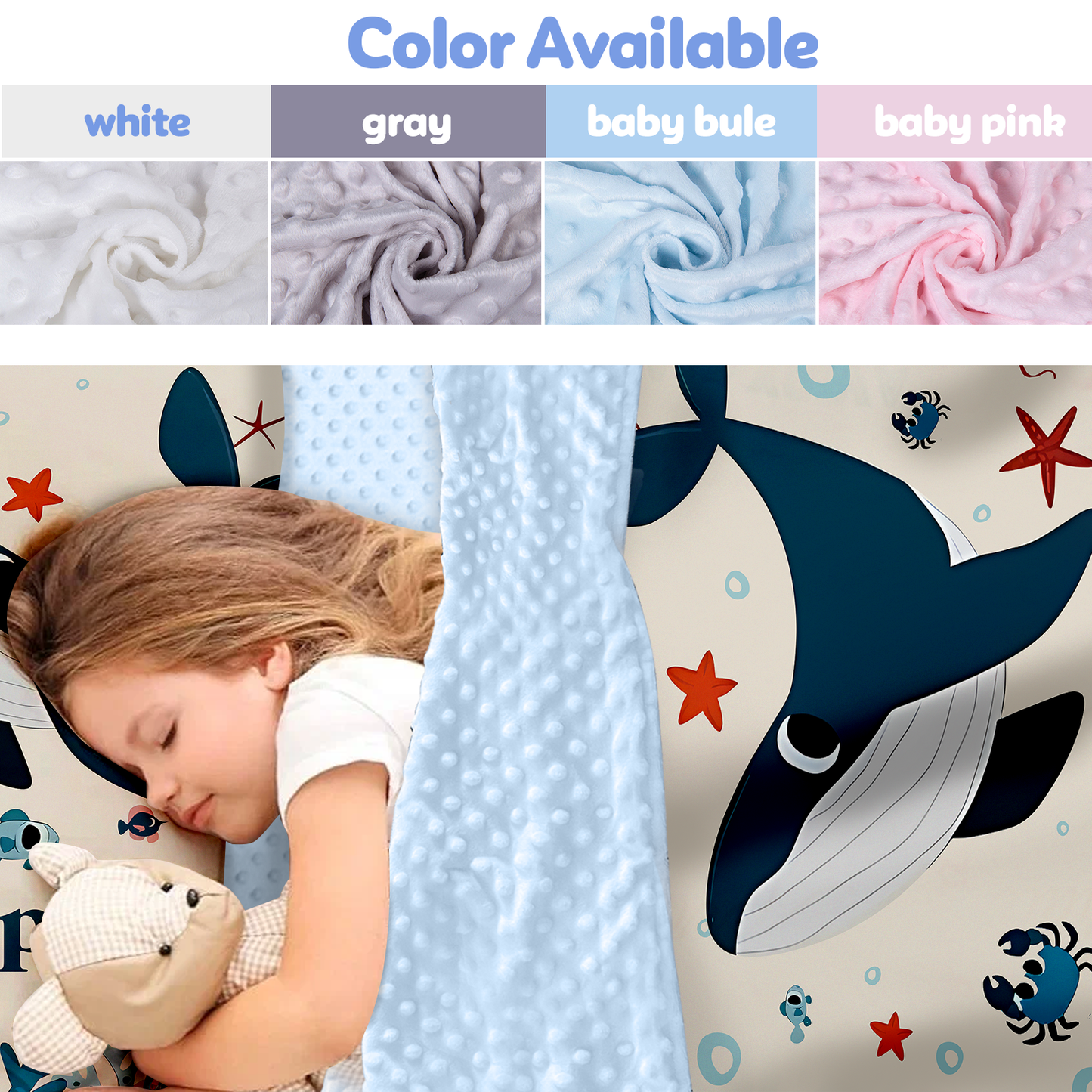 Personalized Nap Mat Ocean 04 Edition