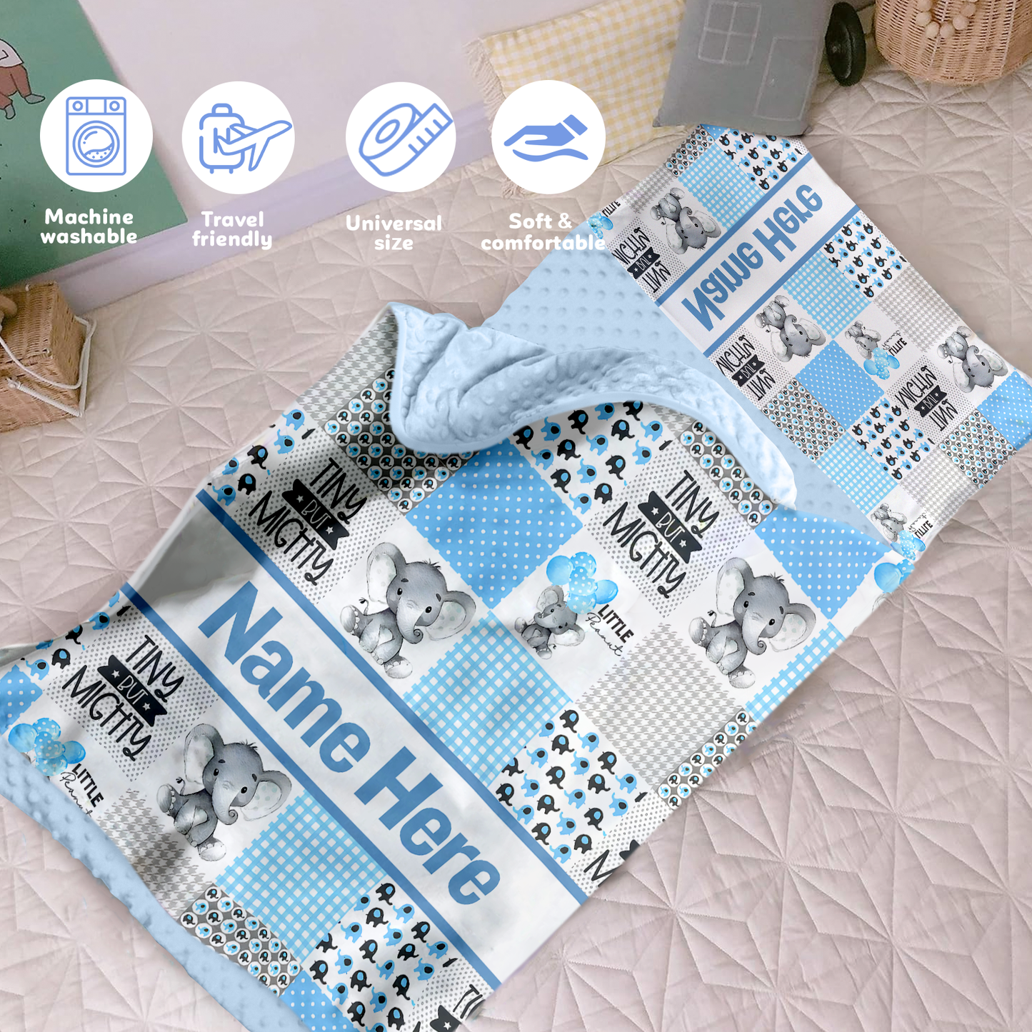 Personalized Nap Mat Zoo 04 Edition