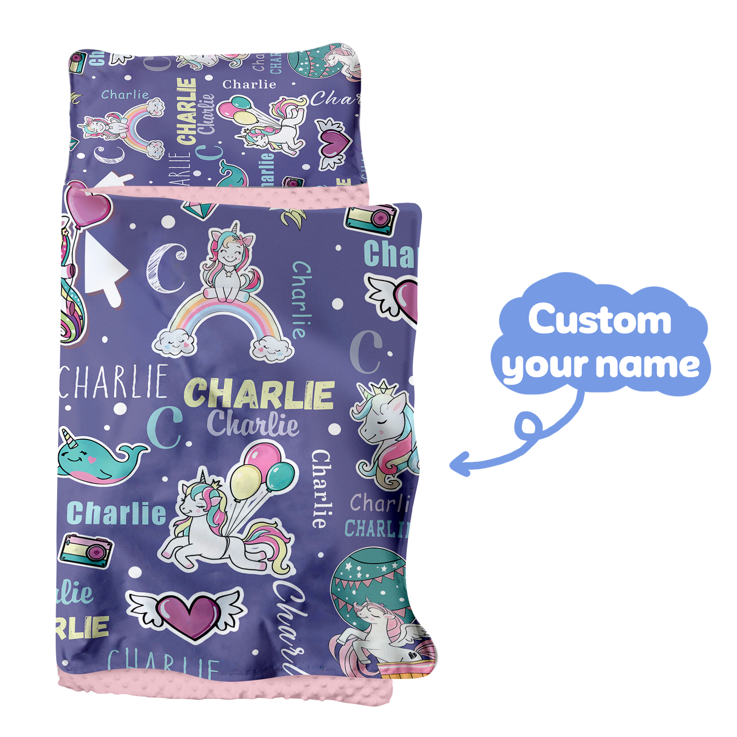 Personalized Nap Mat Unicorn 04 Edition