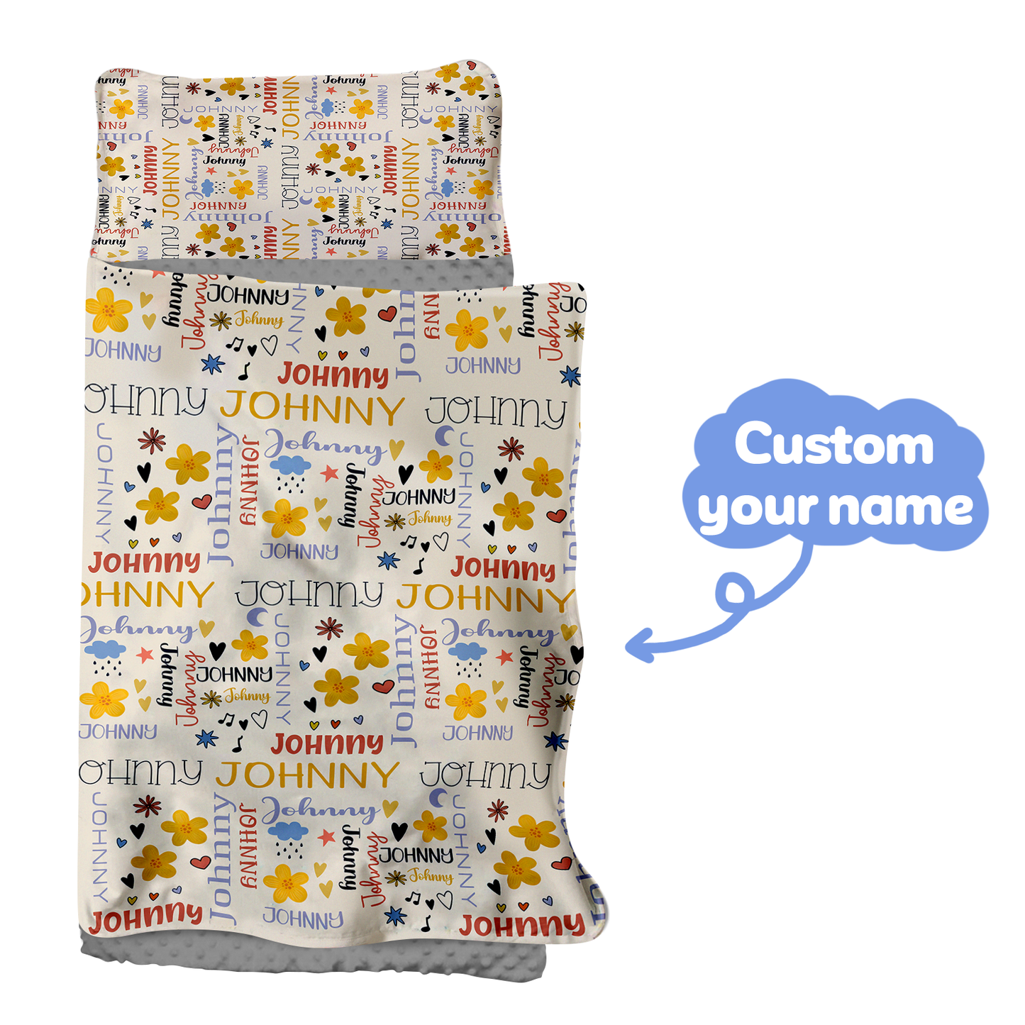 Personalized Nap Mat Monogrammed 07 Edition