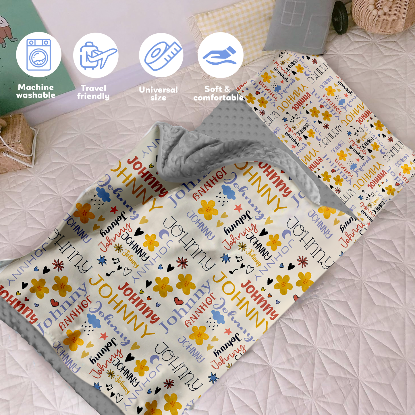 Personalized Nap Mat Monogrammed 07 Edition