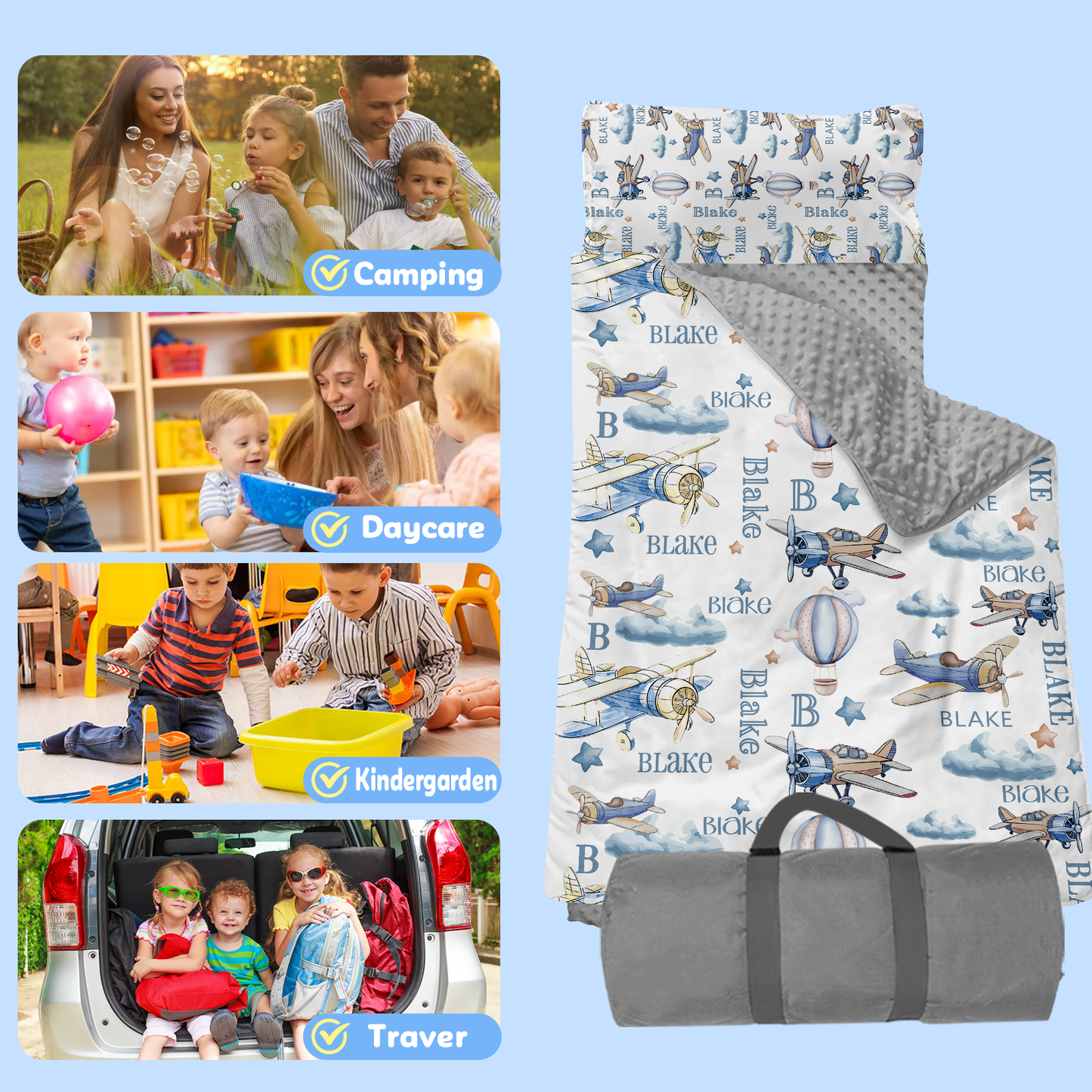Personalized Nap Mat Transportation 09 Edition