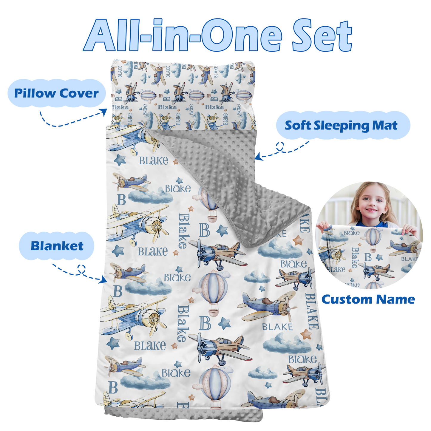 Personalized Nap Mat Transportation 09 Edition