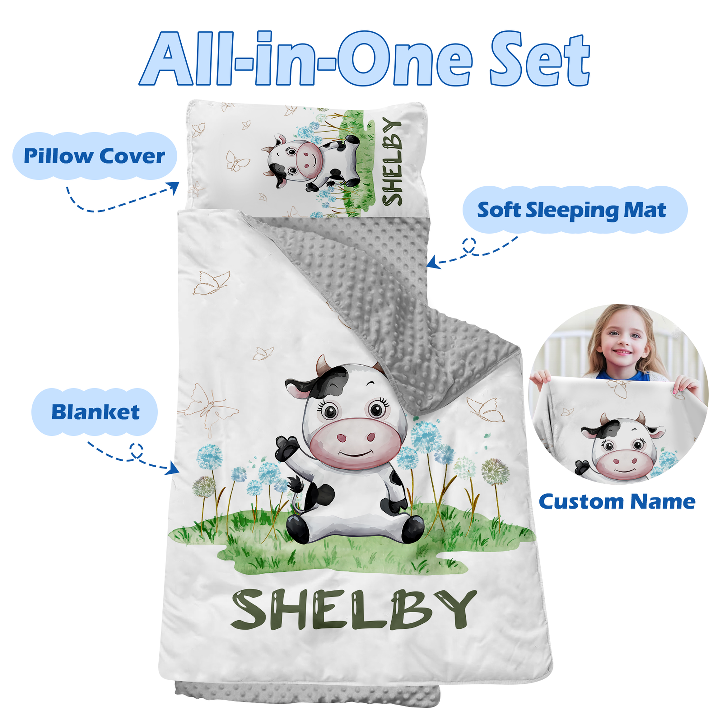 Personalized Nap Mat Farm Edition