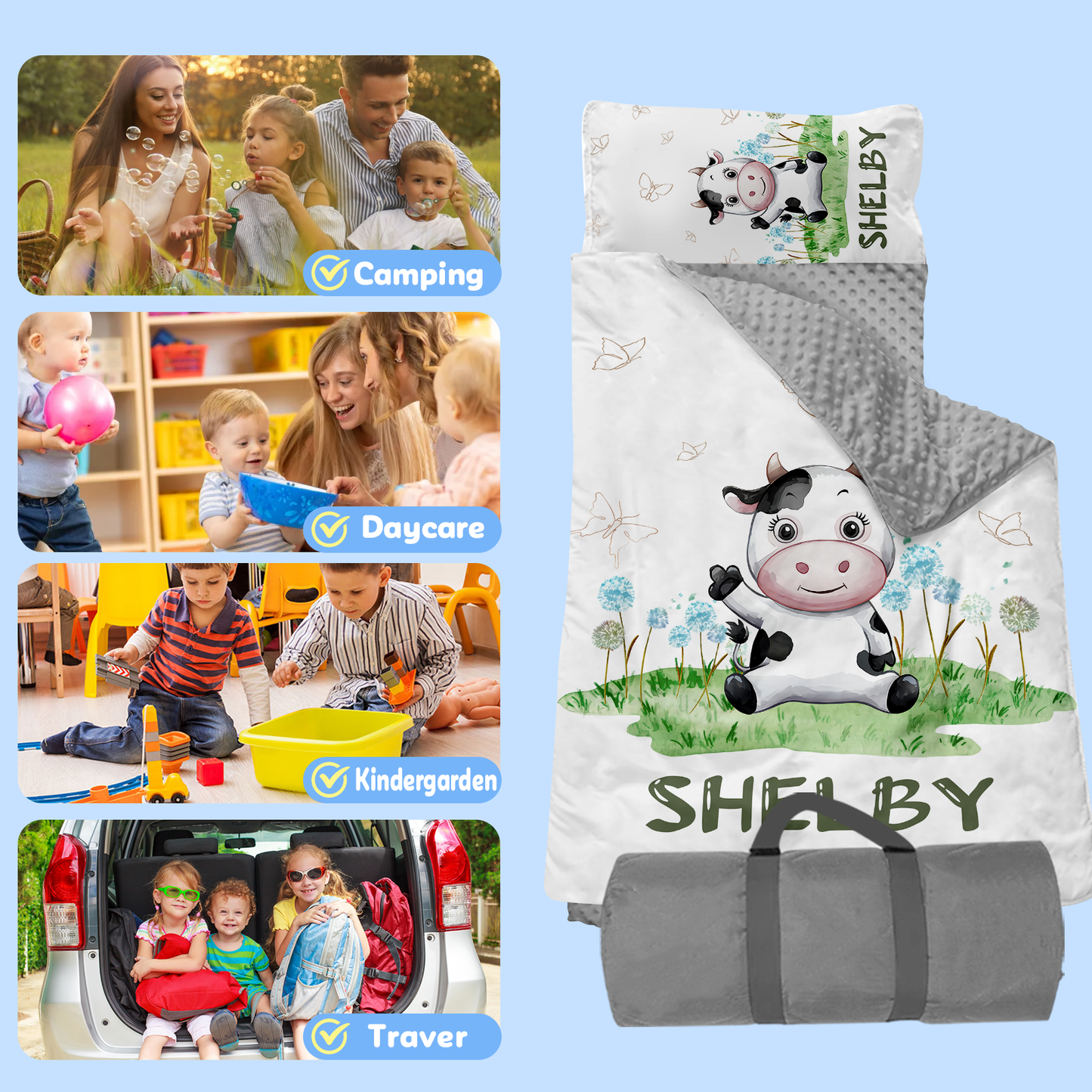 Personalized Nap Mat Farm Edition