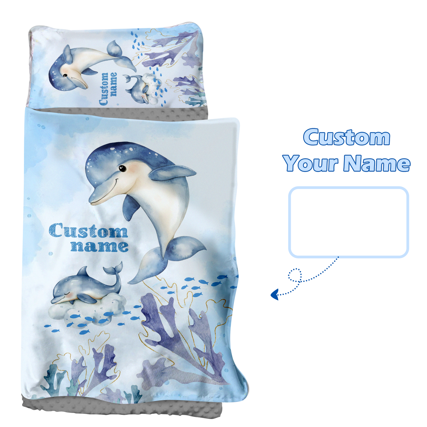 Personalized Nap Mat Ocean 05 Edition