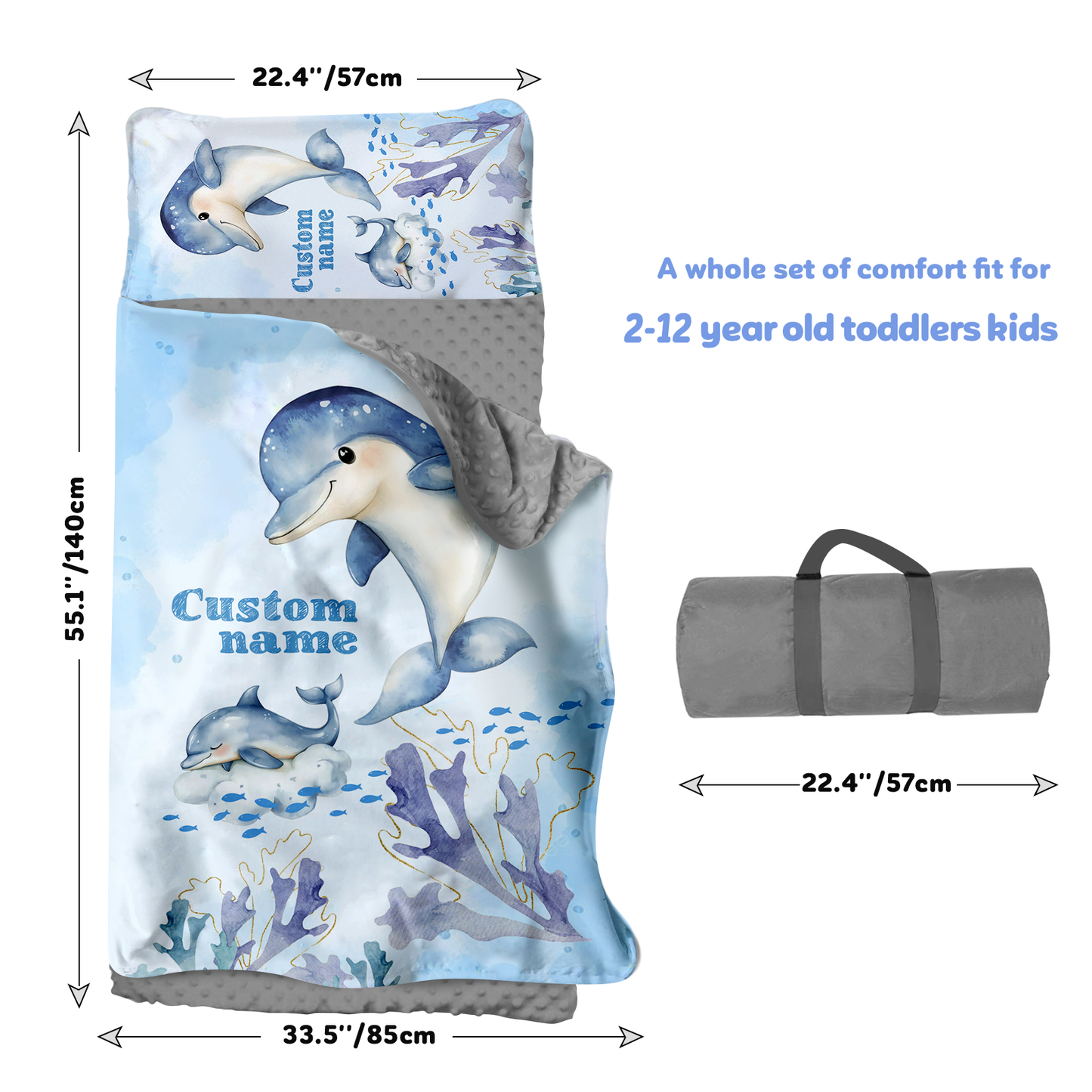 Personalized Nap Mat Ocean 05 Edition