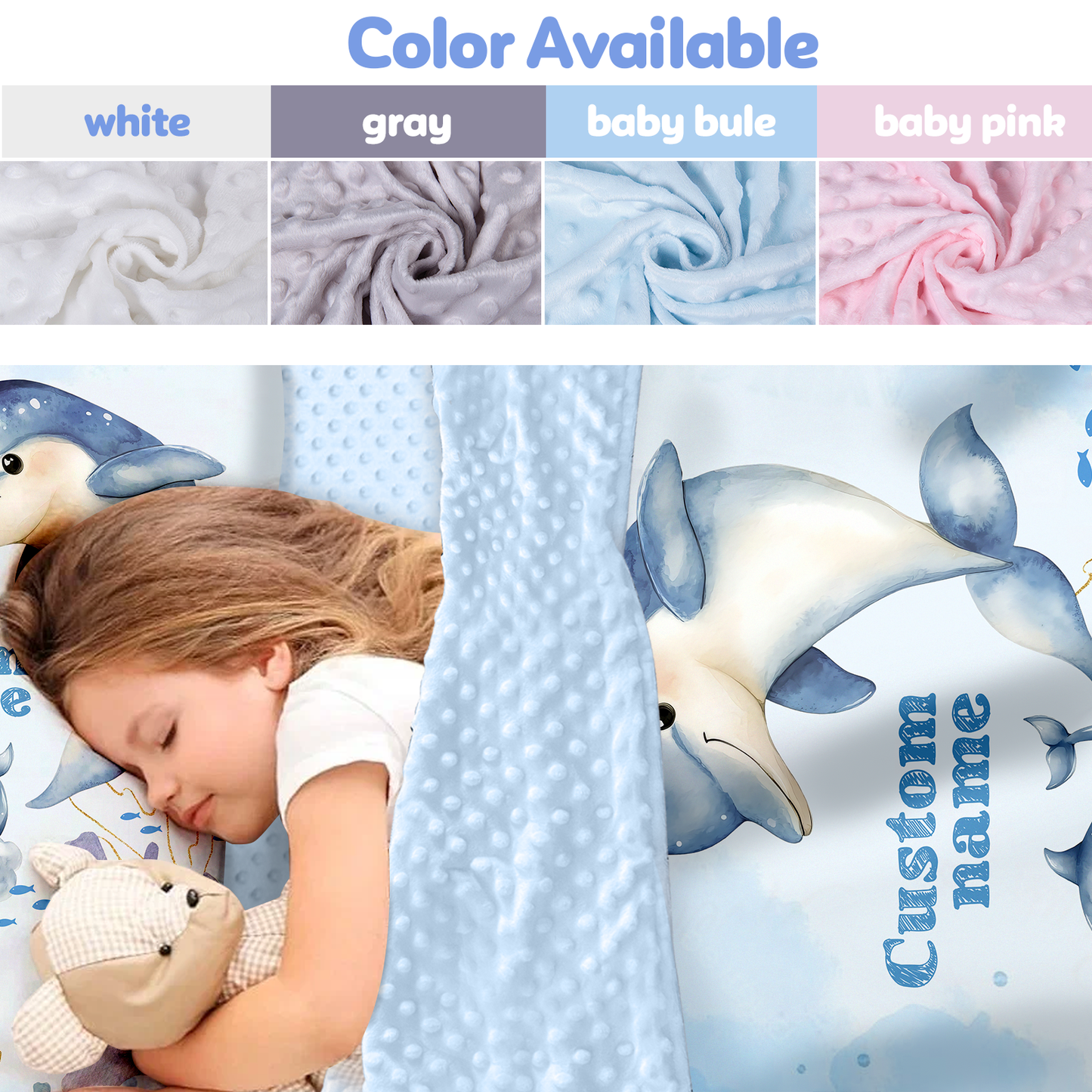 Personalized Nap Mat Ocean 05 Edition