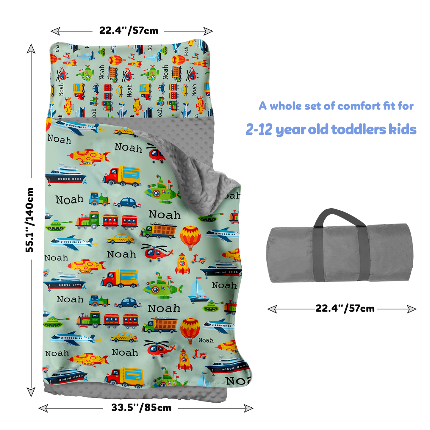 Personalized Nap Mat Transportation 10 Edition