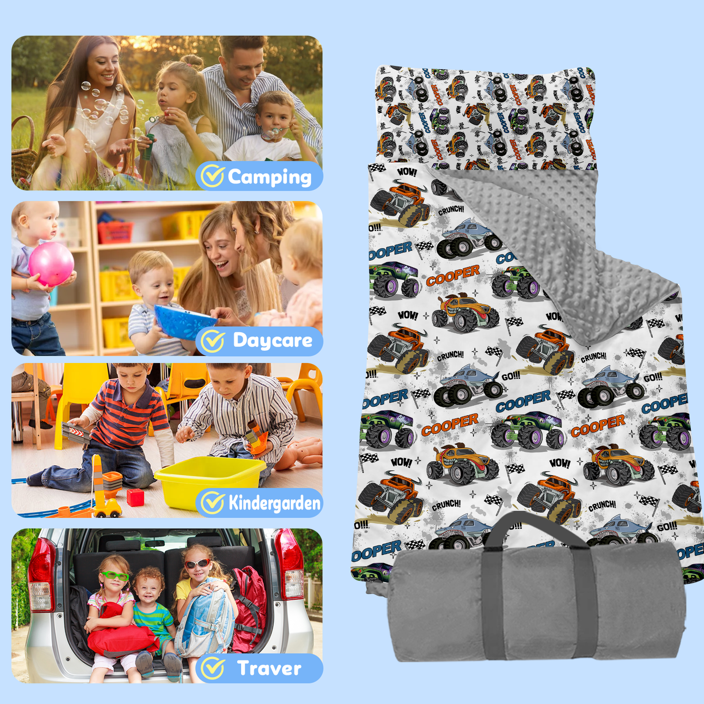 Personalized Nap Mat Transportation 11 Edition