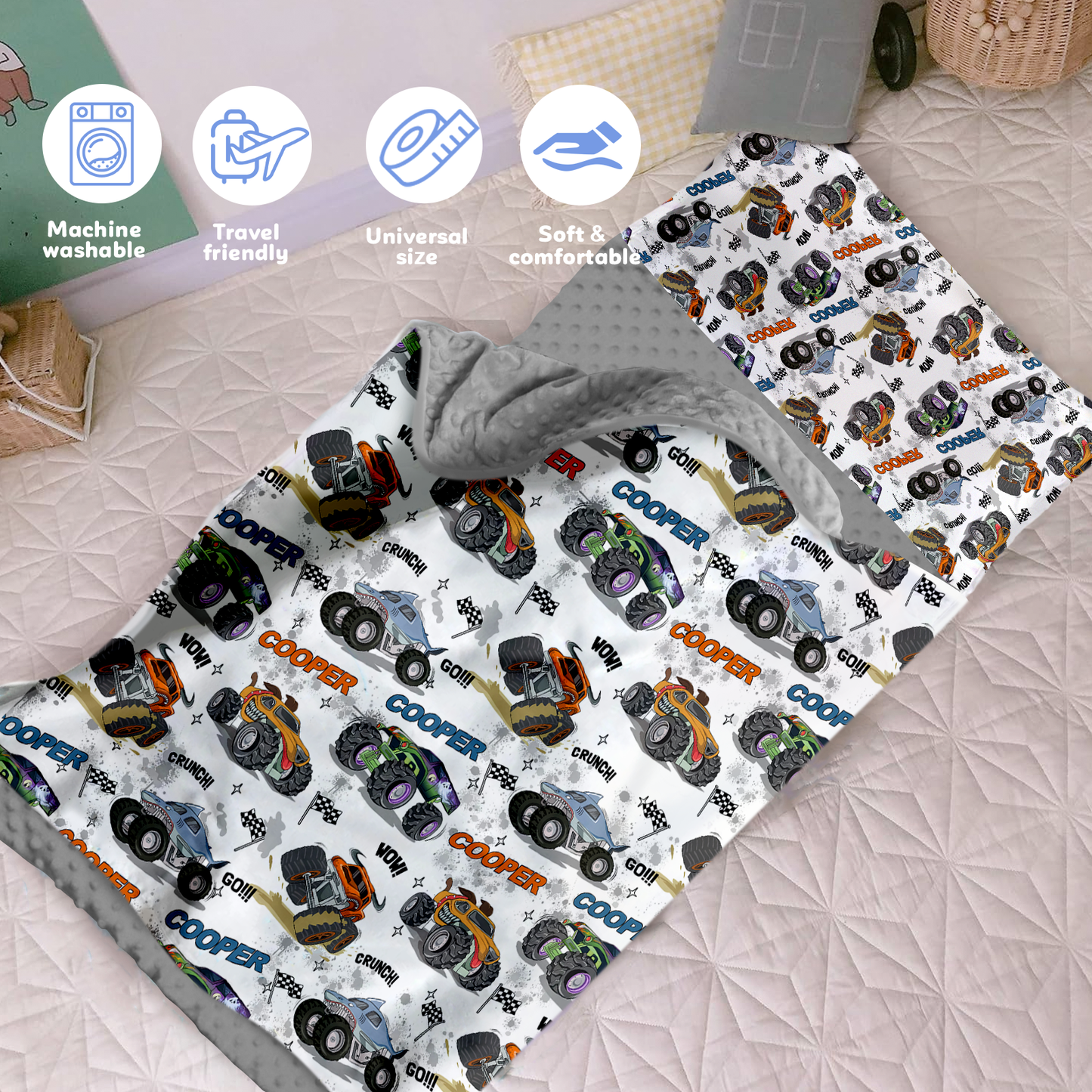 Personalized Nap Mat Transportation 11 Edition