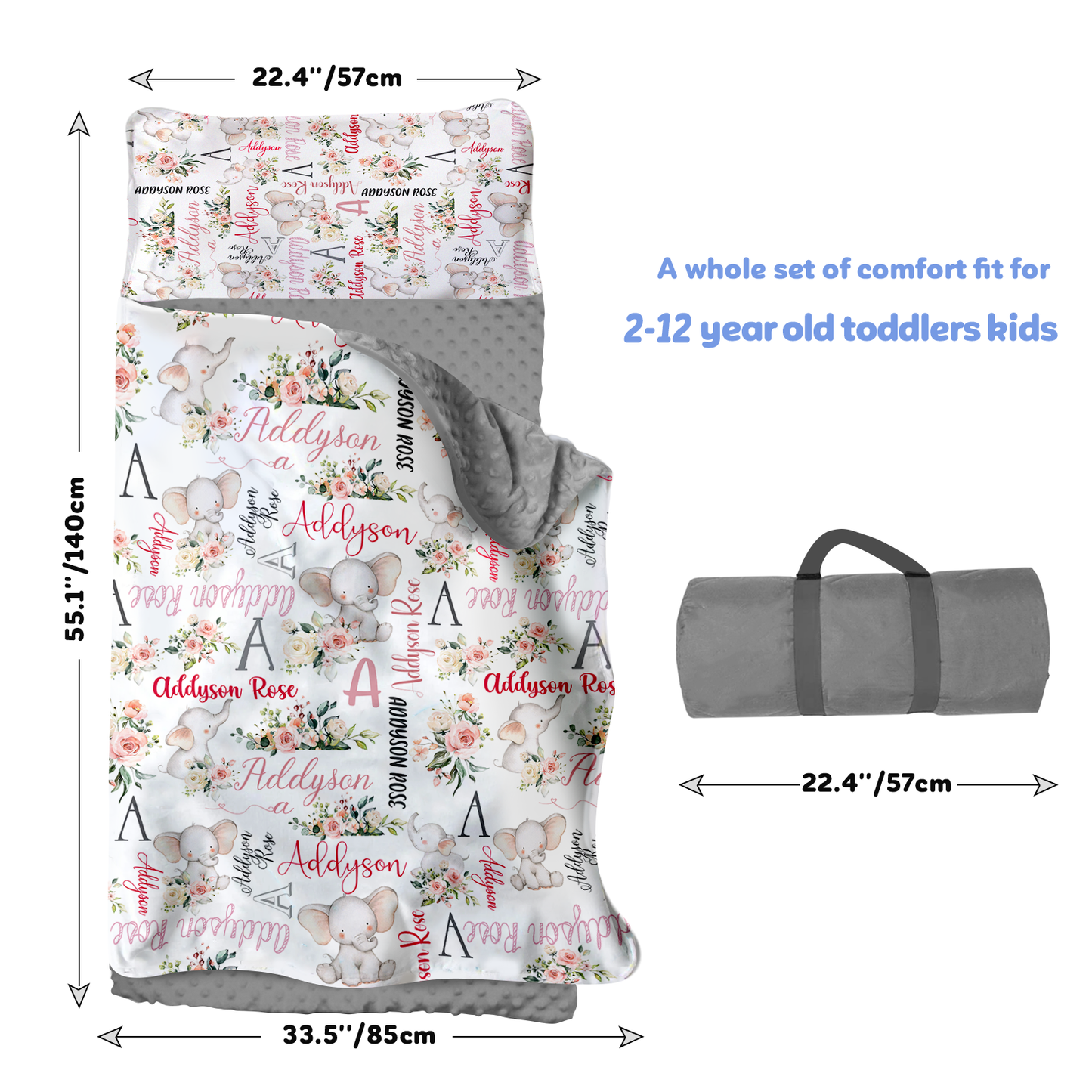 Personalized Nap Mat Zoo 05 Edition