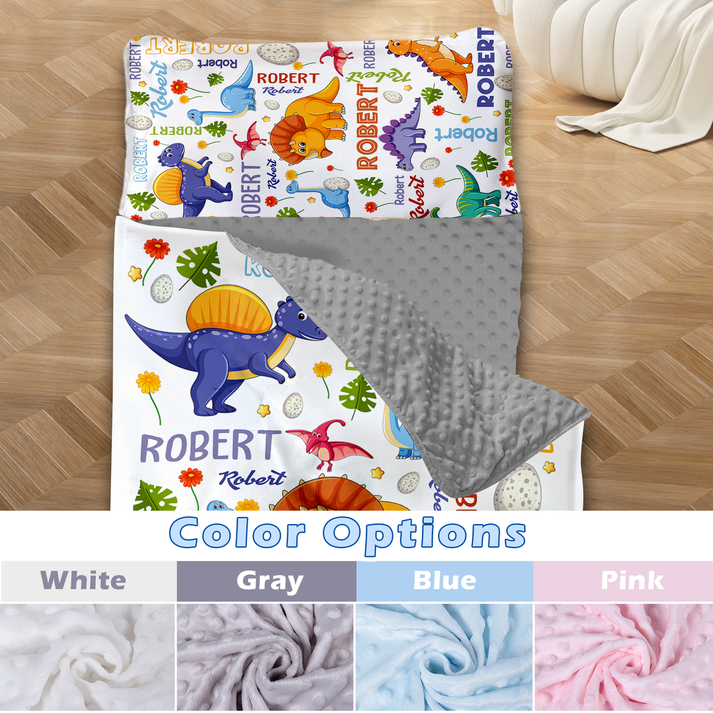 Personalized Nap Mat Dinosaur 12 Edition