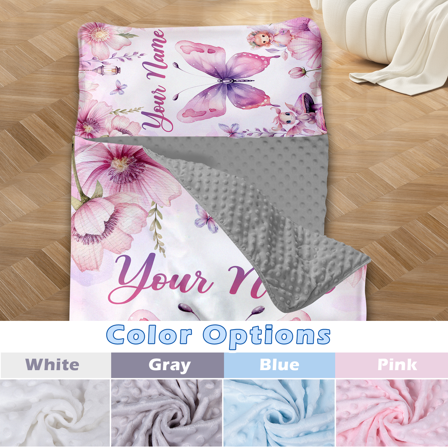 Personalized Nap Mat Butterfly 03 Edition