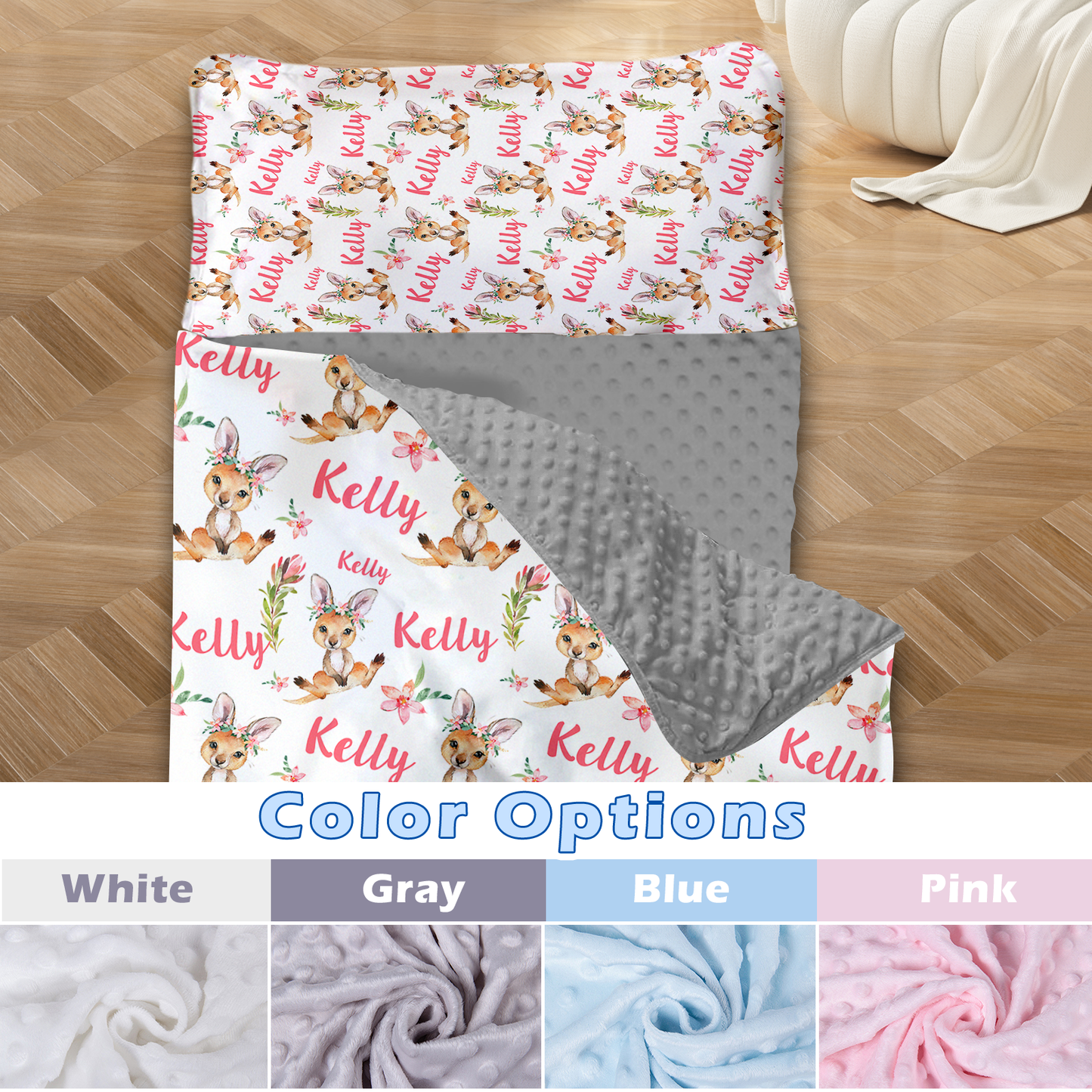 Personalized Nap Mat Kangaroo 02 Edition