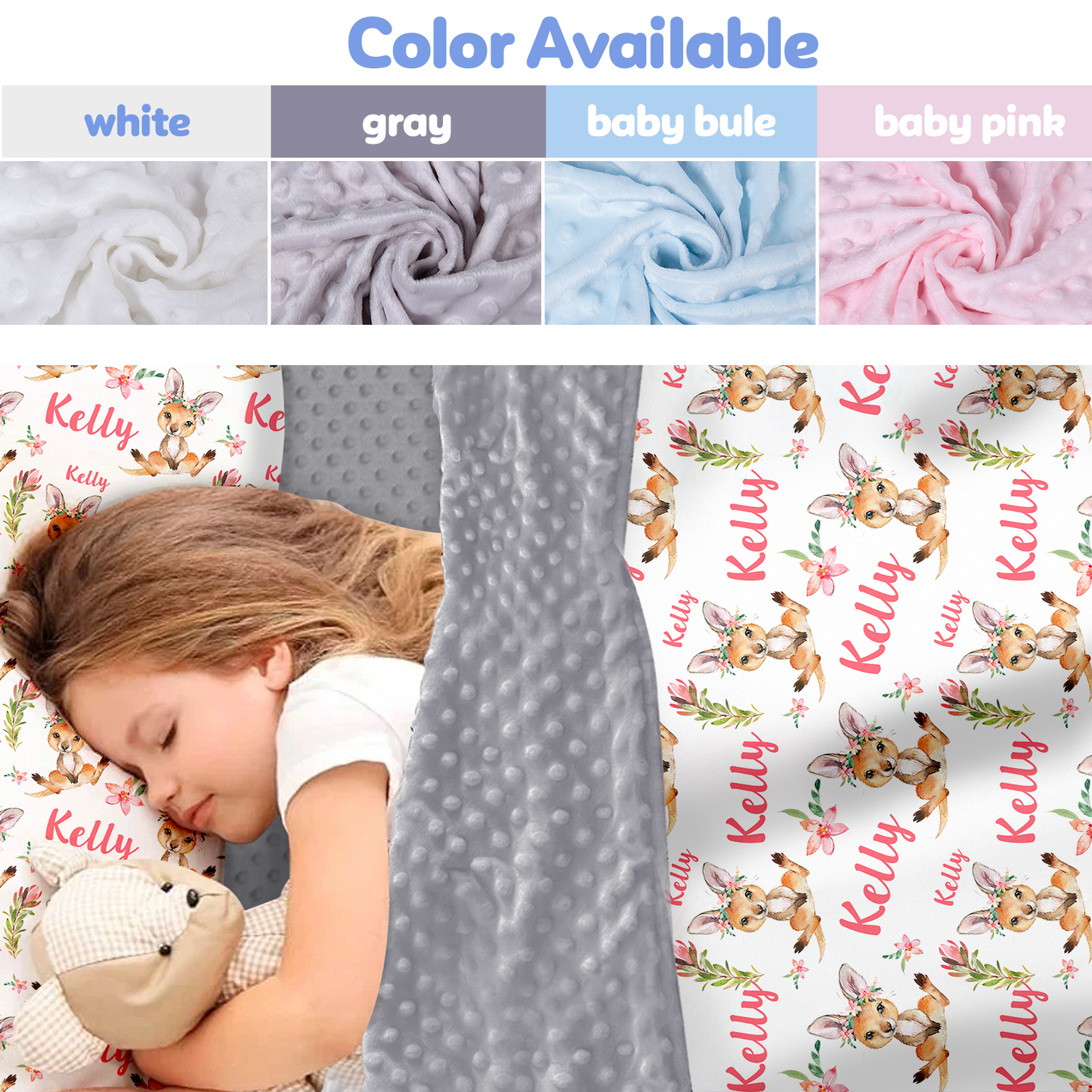 Personalized Nap Mat Kangaroo 02 Edition