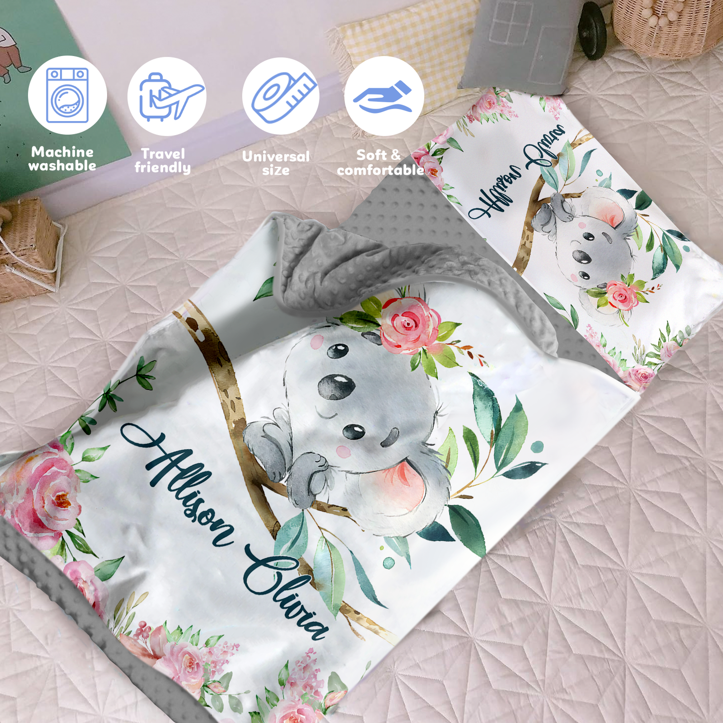 Personalized Nap Mat Koala 02 Edition