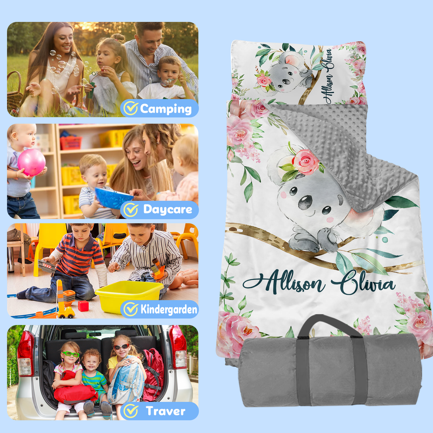 Personalized Nap Mat Koala 02 Edition