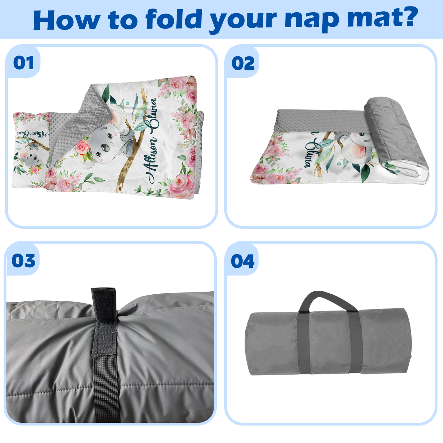Personalized Nap Mat Koala 02 Edition