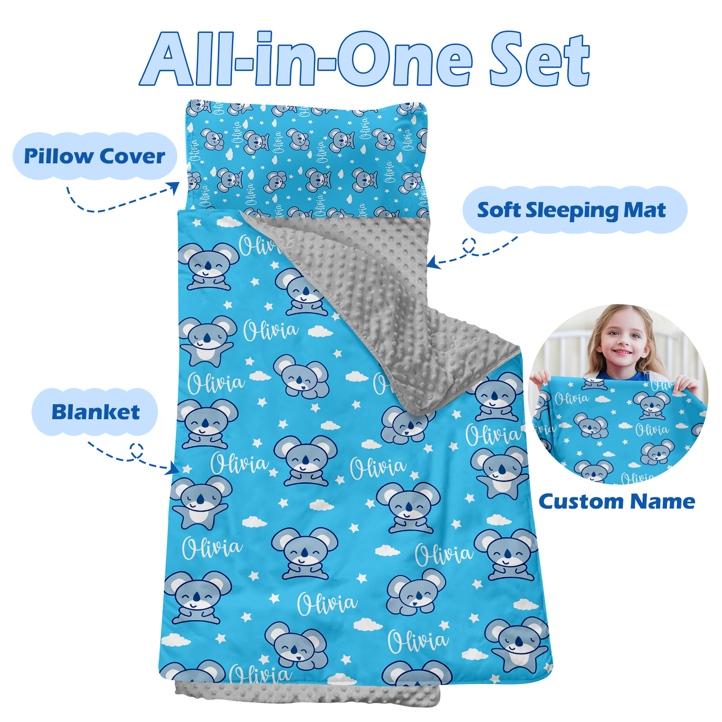 Personalized Nap Mat Koala Edition