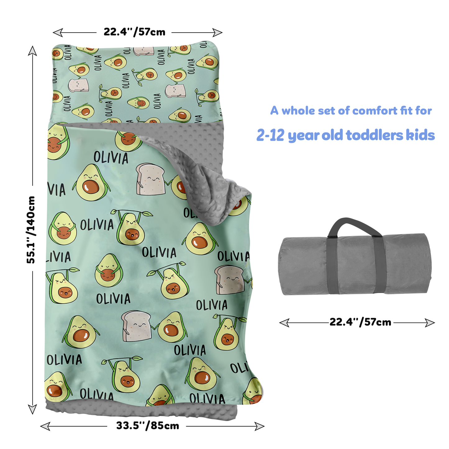 Personalized Nap Mat Avocado 02 Edition