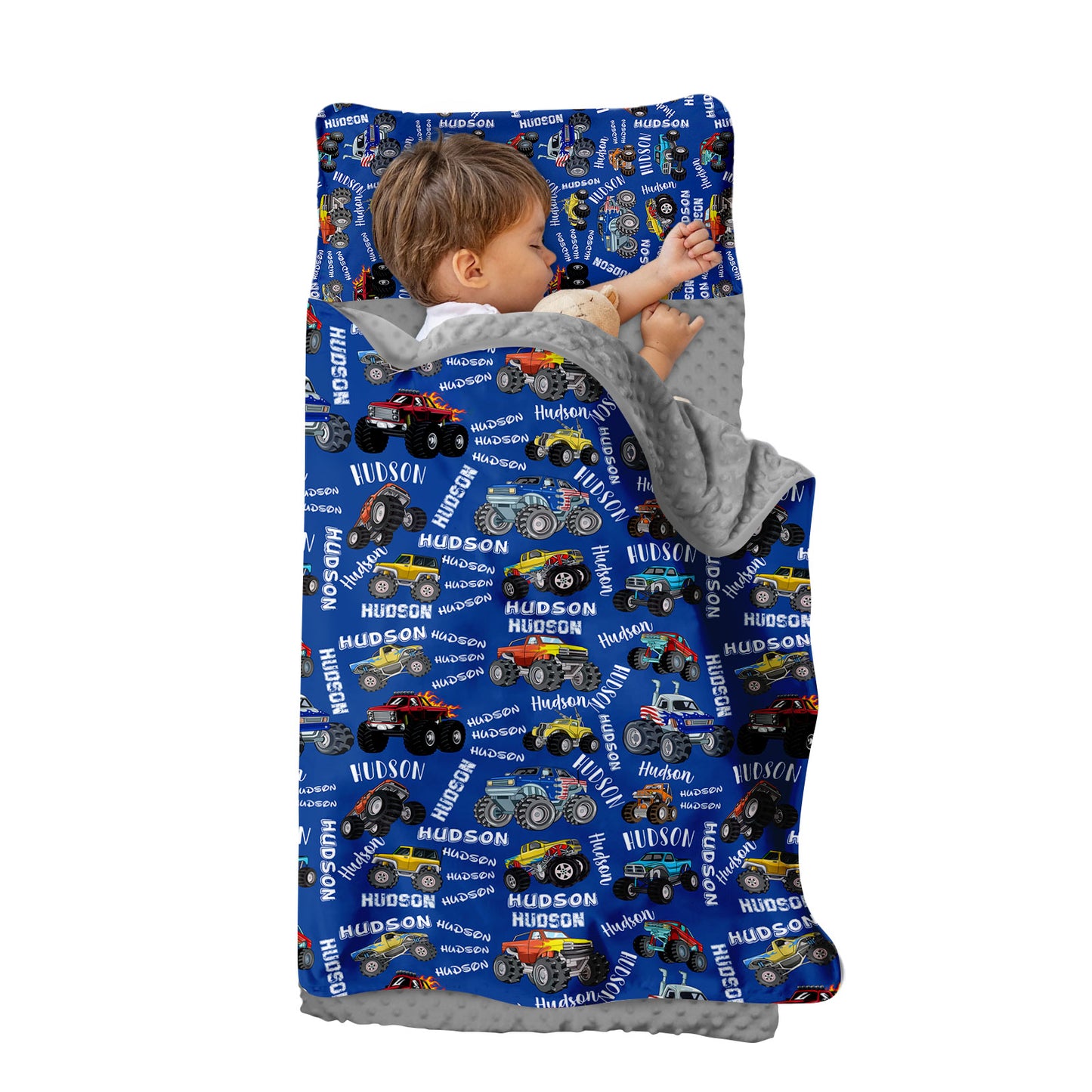 Personalized Nap Mat Monster Truck 05 Edition
