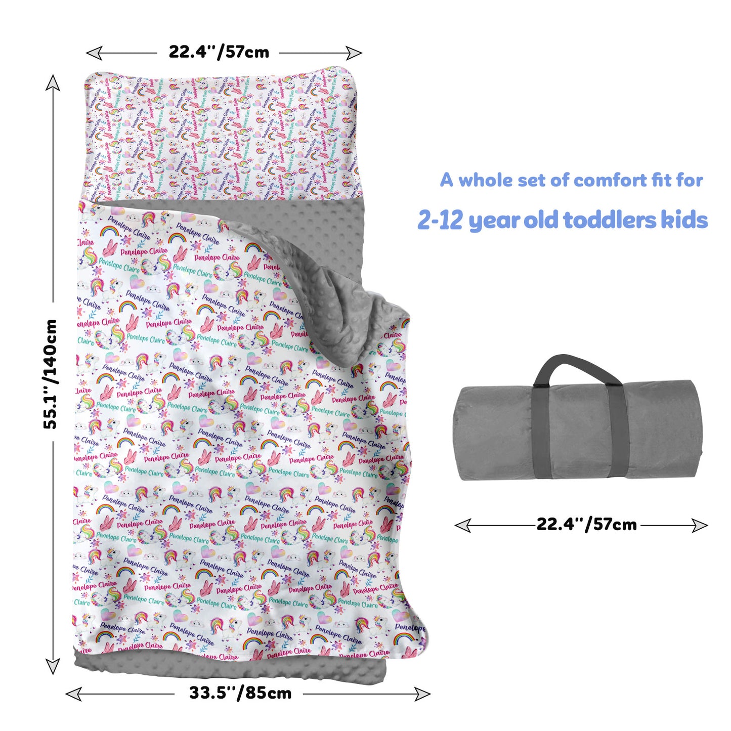 Personalized Nap Mat Unicorn 05 Edition