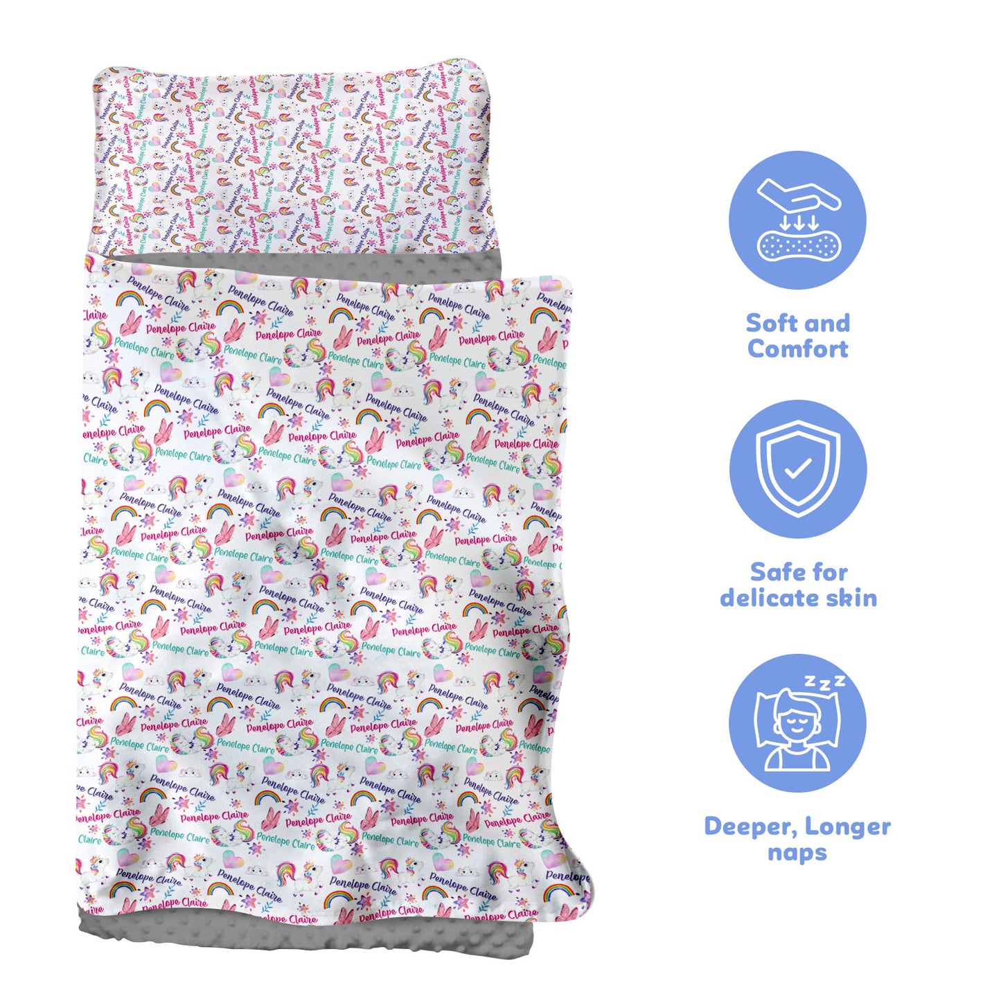 Personalized Nap Mat Unicorn 05 Edition
