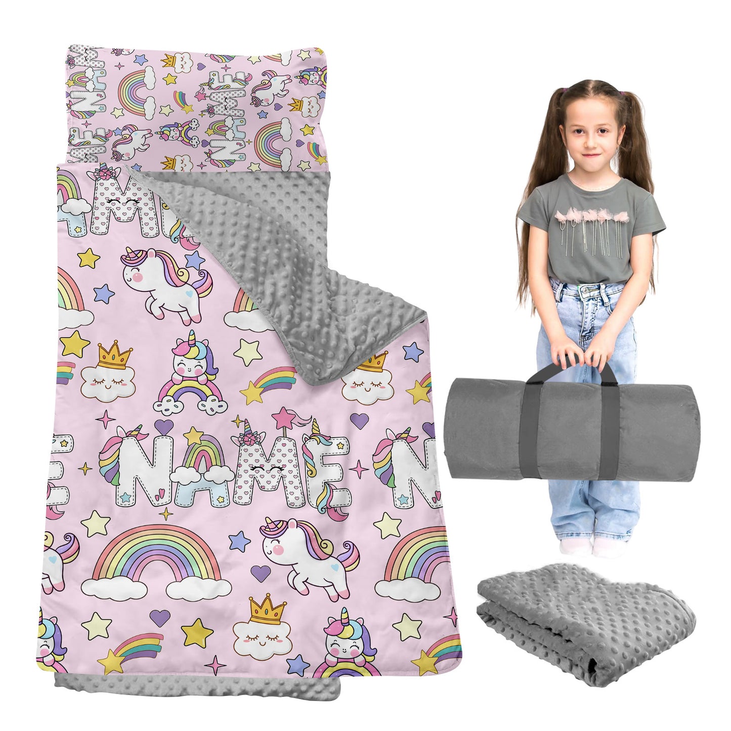 Personalized Nap Mat Unicorn 06 Edition