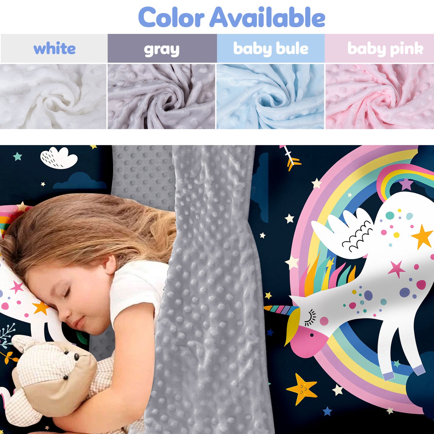 Personalized Nap Mat Unicorn 07 Edition