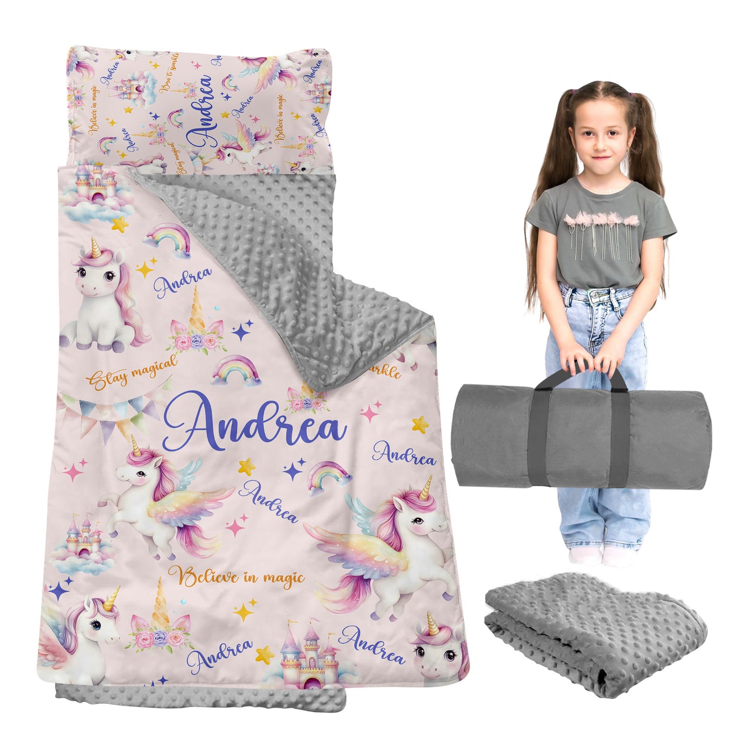 Personalized Nap Mat Unicorn 09 Edition