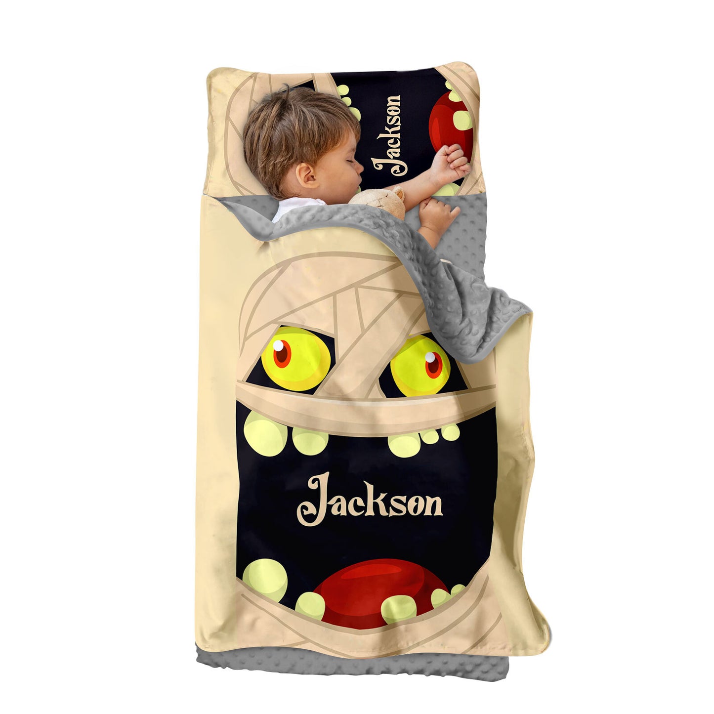 Personalized Nap Mat Halloween Monster Edition